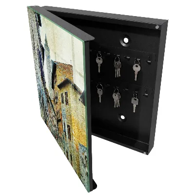 Mediterranean street Key cabinet