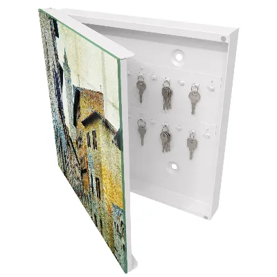 Mediterranean street Key cabinet