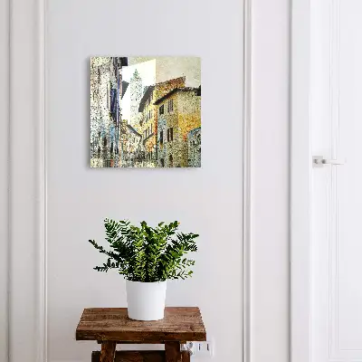Mediterranean street Key cabinet