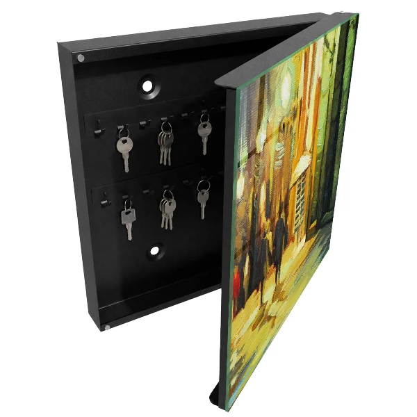 Night city Key box for wall