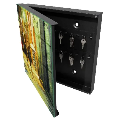 Night city Key box for wall