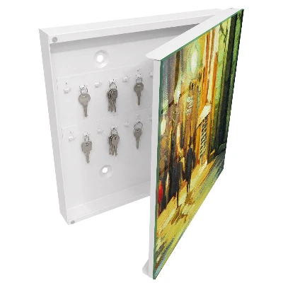 Night city Key box for wall