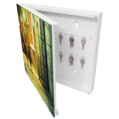 Night city Key box for wall