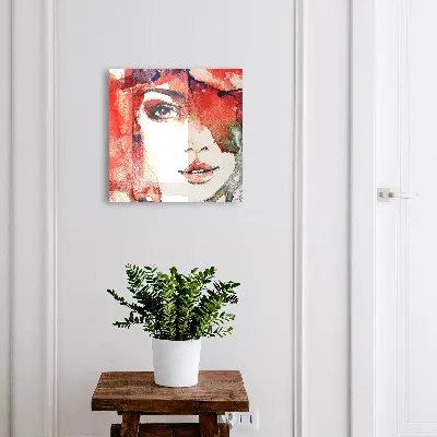 Portrait of a woman Wall mounted key box