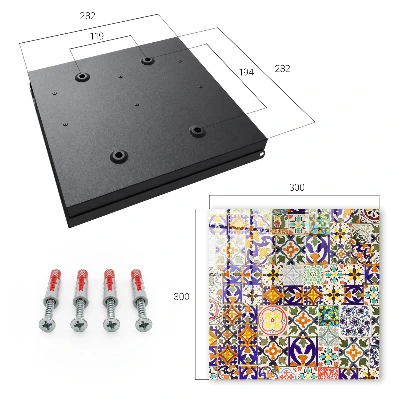 Colorful tiles Key box for wall