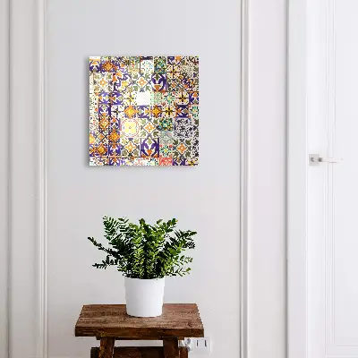Colorful tiles Key box for wall
