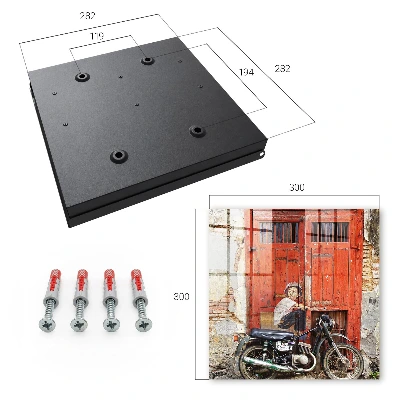 Street art Wall mounted key box