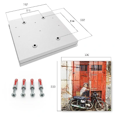 Street art Wall mounted key box