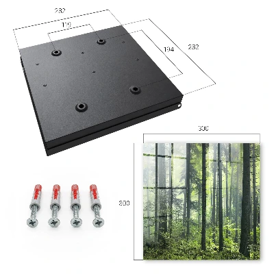 Green forest Key box for wall