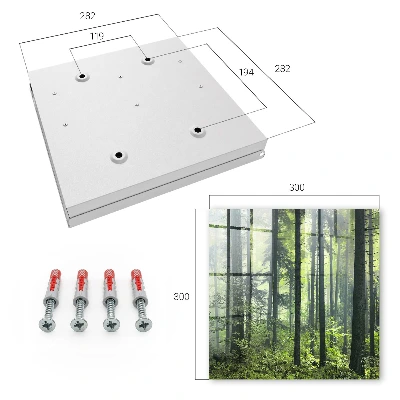 Green forest Key box for wall