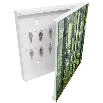 Green forest Key box for wall