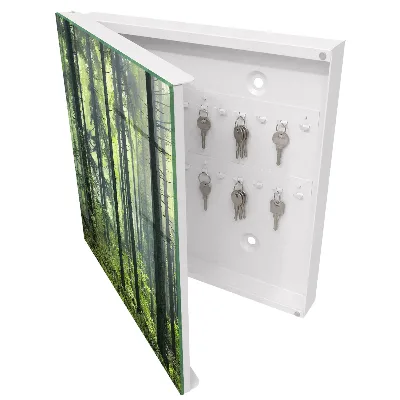 Green forest Key box for wall