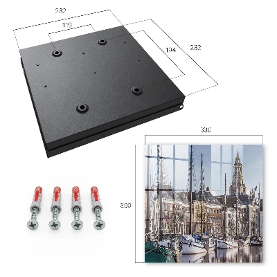 Sails on the water Wall mounted key box