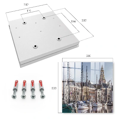 Sails on the water Wall mounted key box