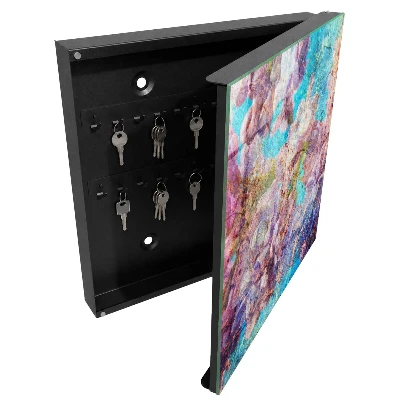Colorful flowers Key cabinet
