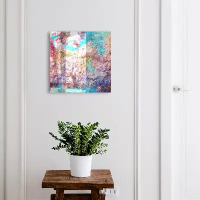Colorful flowers Key cabinet