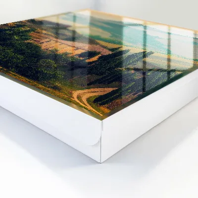 Tuscan landscape Key box for wall