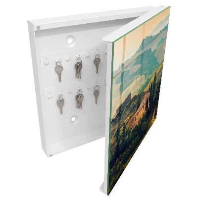 Tuscan landscape Key box for wall