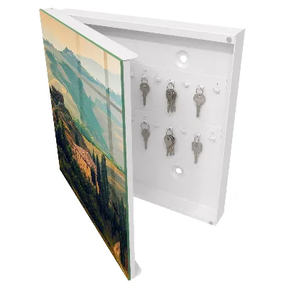 Tuscan landscape Key box for wall