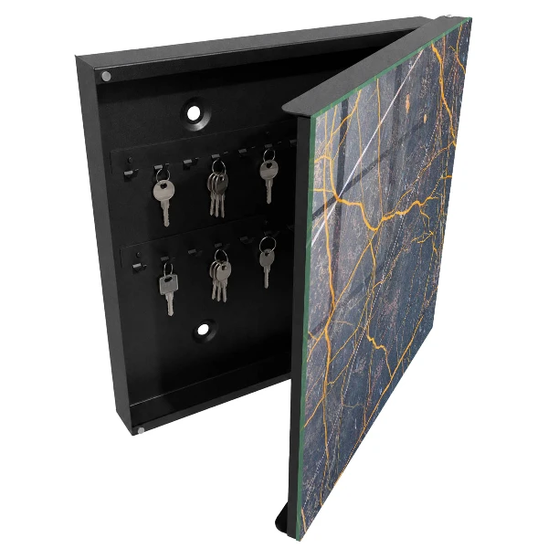 Ornamental lines Key box for wall
