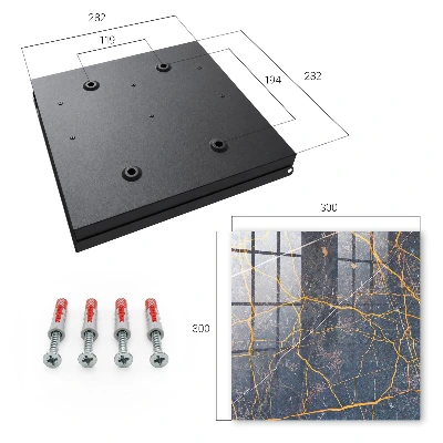 Ornamental lines Key box for wall