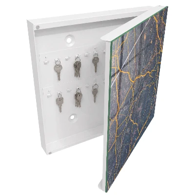 Ornamental lines Key box for wall