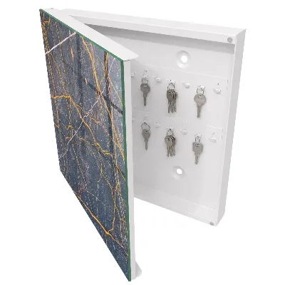 Ornamental lines Key box for wall