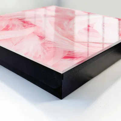 Pink feathers Key cabinet