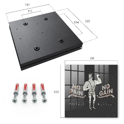 Retro strongman Wall mounted key box