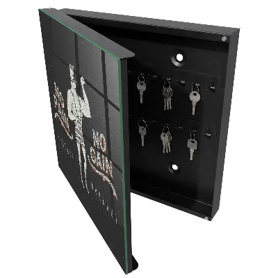 Retro strongman Wall mounted key box
