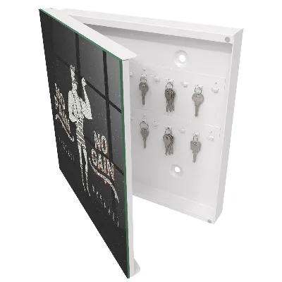 Retro strongman Wall mounted key box