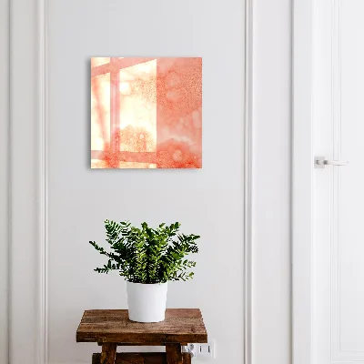 Orange abstraction Key box for wall