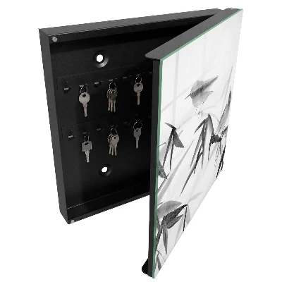 Bamboo nature Key box for wall