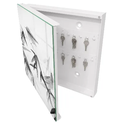 Bamboo nature Key box for wall