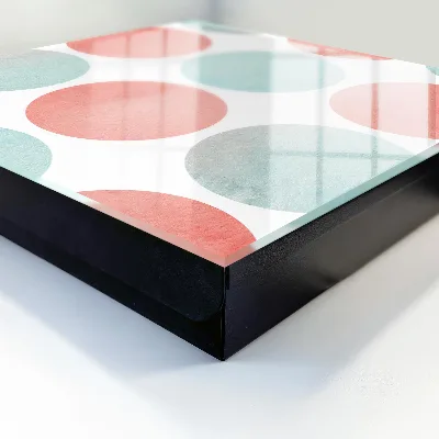 Pastel circles Wall mounted key box