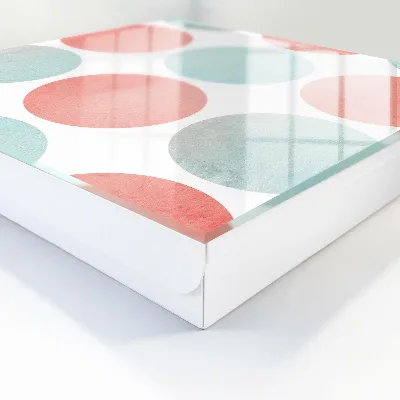 Pastel circles Wall mounted key box