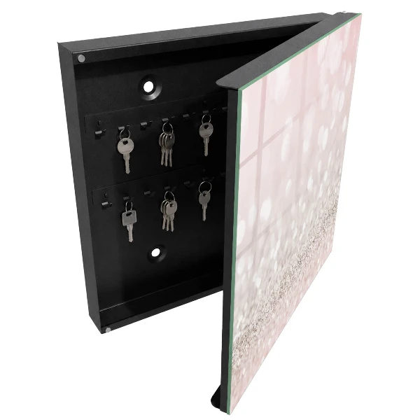 Romantic bokeh glow Key cabinet