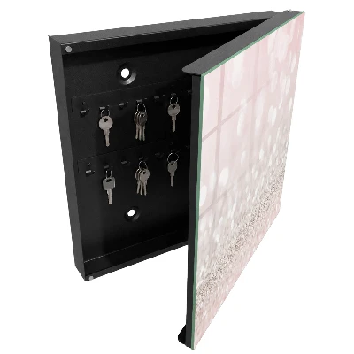 Romantic bokeh glow Key cabinet