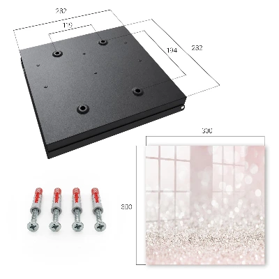 Romantic bokeh glow Key cabinet