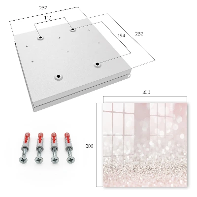 Romantic bokeh glow Key cabinet