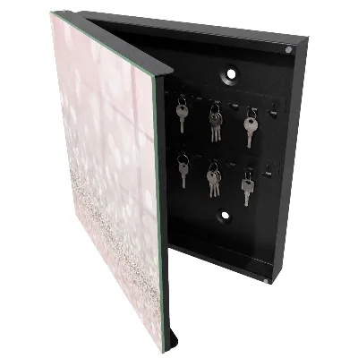 Romantic bokeh glow Key cabinet