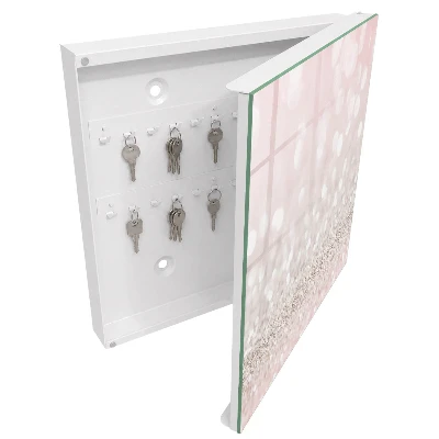 Romantic bokeh glow Key cabinet