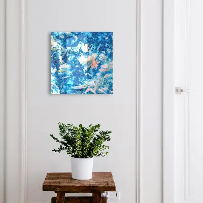Colorful swirls Key box for wall