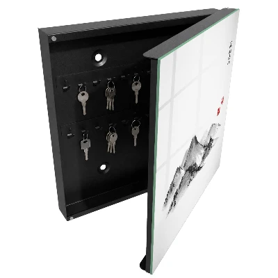 Japanese mountains Wall mounted key box