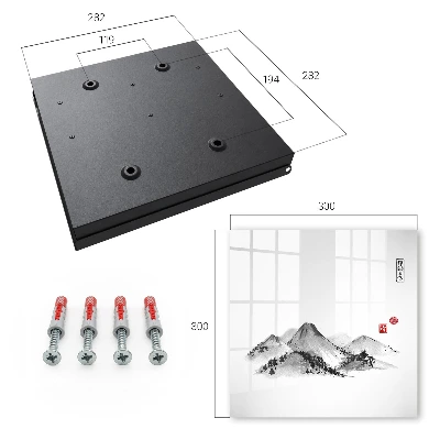 Japanese mountains Wall mounted key box