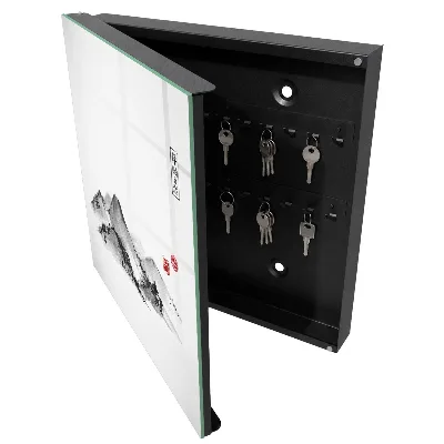 Japanese mountains Wall mounted key box