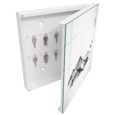 Japanese mountains Wall mounted key box