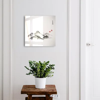 Japanese mountains Wall mounted key box