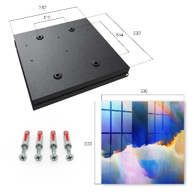 Colorful explosion Key cabinet