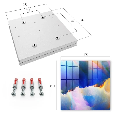 Colorful explosion Key cabinet